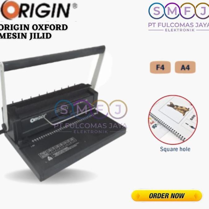 Murah Origin Oxford Mesin Jilid Spiral Plastik Binding A4 3:1 Oxford / Mesin Binding A4 / Binding Ma