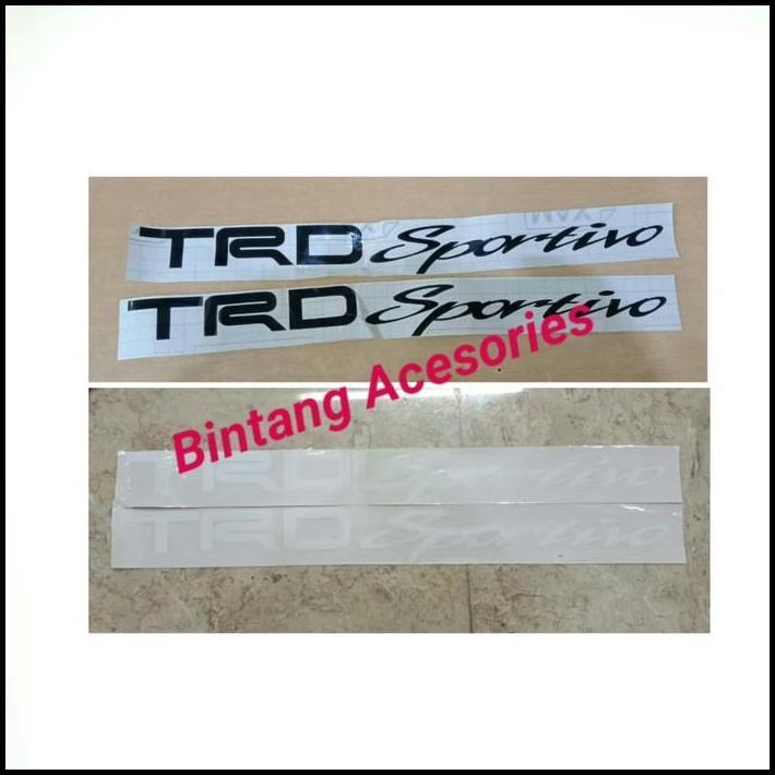 TERBARU STIKER BODY MOBIL AGYA TRD SPORTIVO HITAM DAN PUTIH 