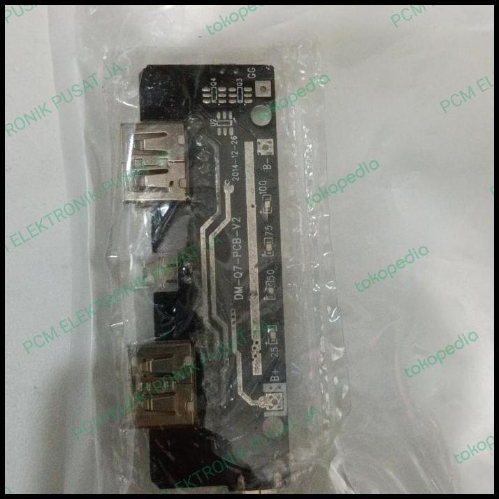 TERLARIS 1387 KIT MODULE MODUL POWERBANK POWER BANK DUAL OUTPUT 2A 