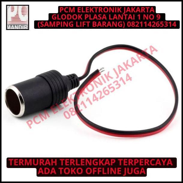 HOT DEAL NEW SOCKET LIGHTER + KABEL TEBAL FEMALE LIGHTER SOCKET MOBIL 