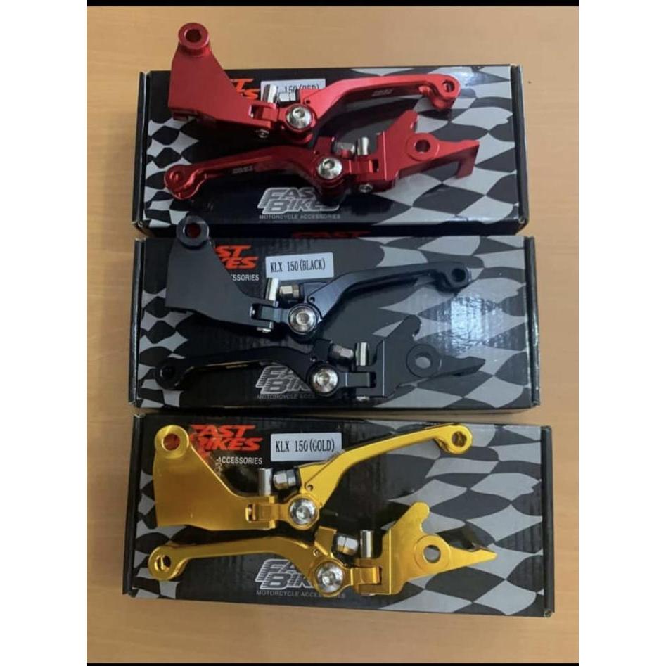 Handle Klx 150 Dtracker 150 Rizoma Model Lipat Stelan Cnc / Tuas Rem Original Dan Terpercaya
