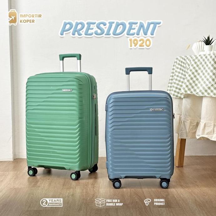 Koper  Jumbo President 1920 Bagasi 28 Inch Anti Theft Expandable TSA