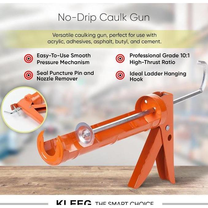 Alat Tembak Silikon Sealant Tabung Caulking Gun Simple Praktis & Kuat