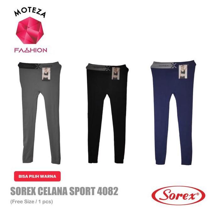 Fitto- Sorex 4082 - Celana Sport Panjang Wanita Legging Senam Yoga Olahraga Outdoor Cepat Kering Ant