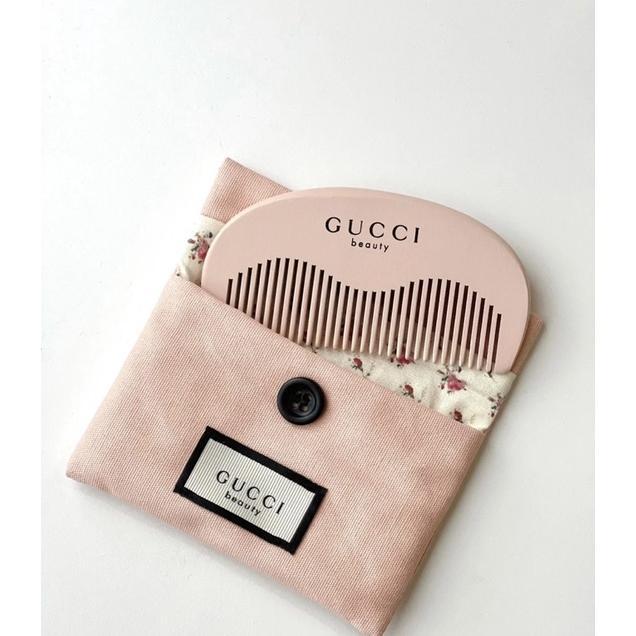 GUCCI HAIR COMB VIP GIFT/ SISIR TRAVEL GUCCI GIFT SET (SISIR + POUCH) aksesoris traveling