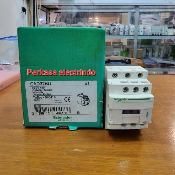 Kontaktor Contaktor Schneider Cad32Bd 24V Dc Diskon