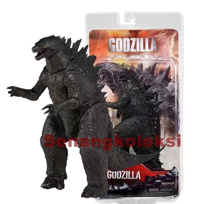 Neca Godzilla 2001 Atomic Blast 12" Action Figure Pvc Tinggi 7 Inch Artikulasi Kemasan Mock Sesuai G