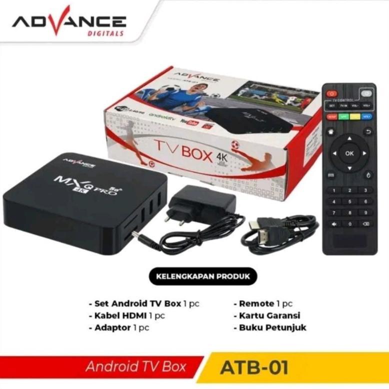 BIG SALE Advance Android Tv Box 4gb dan 32gb storage - Advan Atb-01 mxq pro 4k support wifi - ubah t
