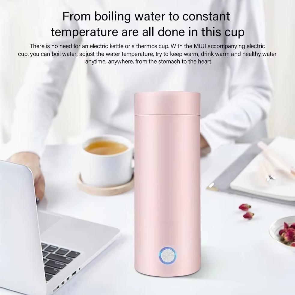 TERBARU Teko Listrik Portable 400ml - Pemanas Air Mini untuk Travel/Kantor, Pemanas Cepat, Bisa USB