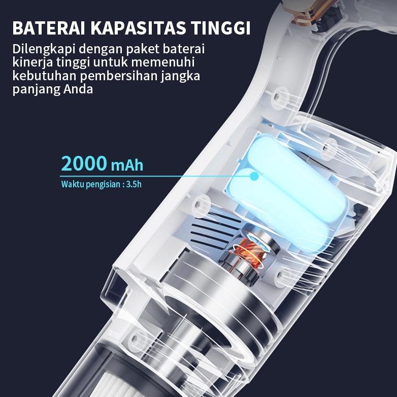 HOT SALE GM Bear Vacuum Cleaner Wireless 2034 - Penyedot Debu Kasur Karpet Vacum Cleaner