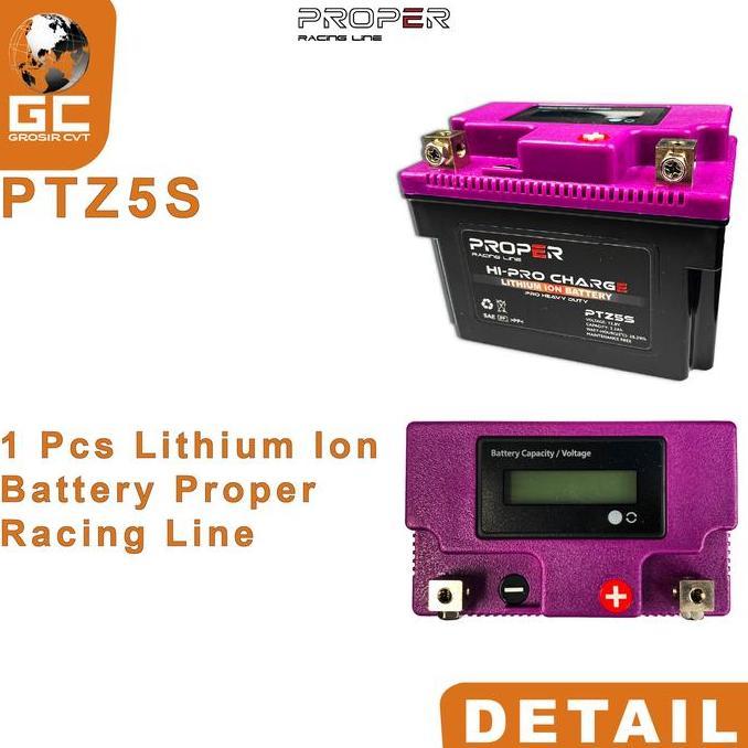 Aki Motor Accu Lithium ION Battery Mio J M3 S Z Soul GT Fino FreeGo Xride Gear Aerox Xeon Vixion Bys