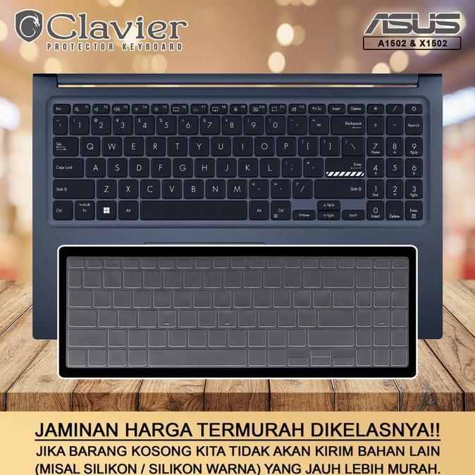 TERMURAH - Keyboard Protector Cover Asus VivoBook 15 A1502 A1502Z A1502ZA Cooskin