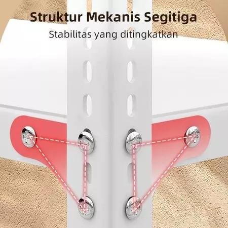 AK-Rak Besi Rak Gudang Serbaguna Rak Besi Susun Rak besi siku 5 susun Rak dapur Rak dapur serbaguna 