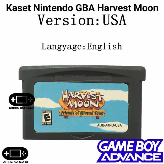 TERBARU|TERMURAH|BARU|PREMIUM|ORIGINAL|GARANSI|DISKON|PROMO KASET NINTENDO GBA HARVEST MOON GAMEBOY 