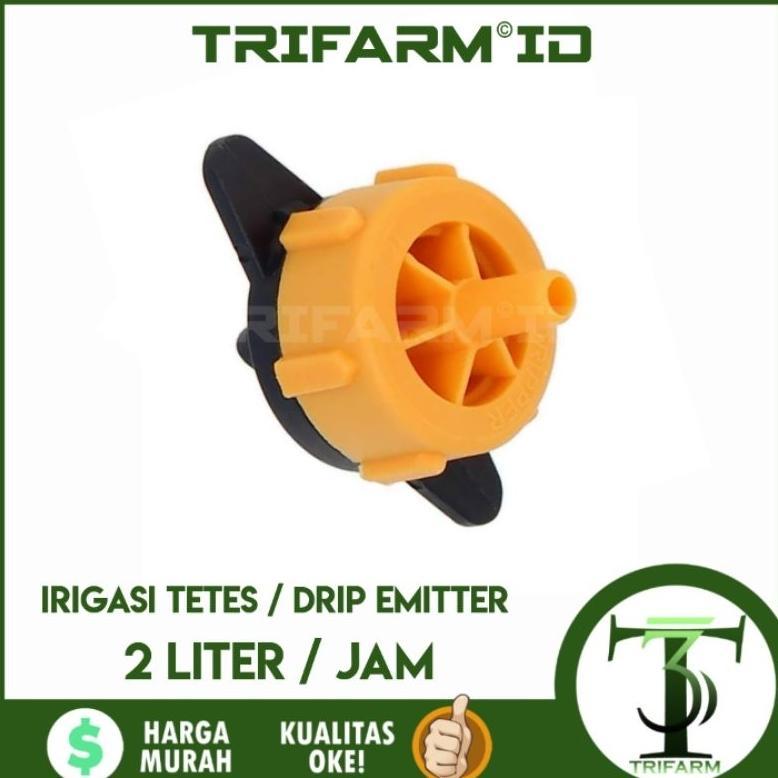 Bisa Cod Trifarm Irigasi Tetes / Drip Emitter / On-Line Dripper ><