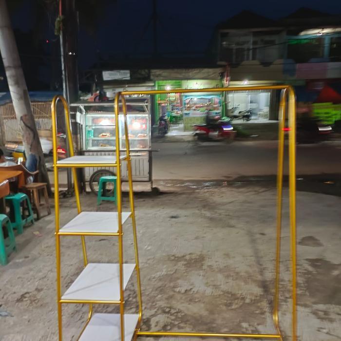 gantungsn baju pls tatskan teriplek takosit goldtgi 160cmt lbr 140cmt