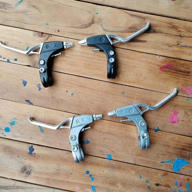 Handle Rem Brake Lever Sepeda Full Alloy Chrome