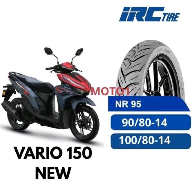 Ban IRC Standar Original 90/80-14 & 100/80-14 untuk Motor Vario 150/Vario 125 Motorcycle