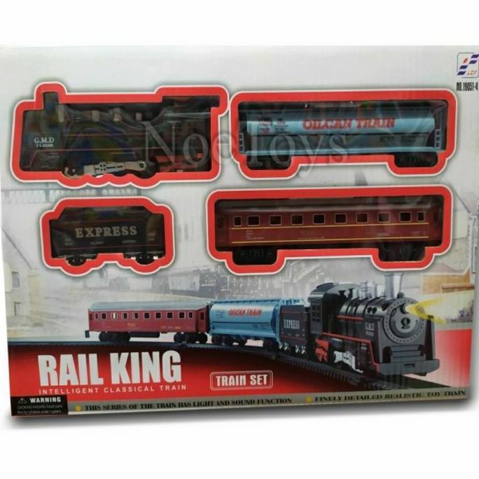 Ready Kereta Api Railking Intelligent Classical Train Loko Sound / No Sound
