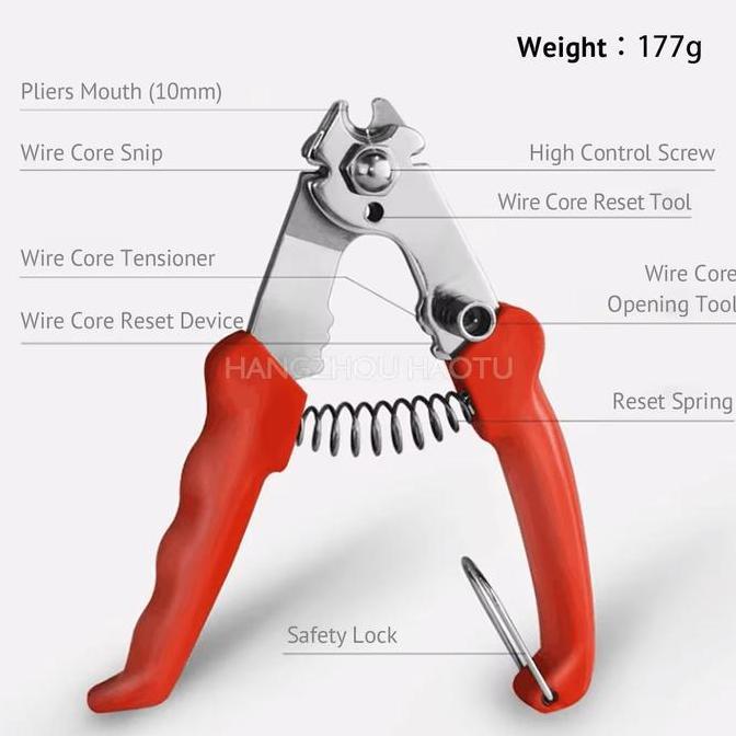 BOY Bicycle Wire Cutter - Tang Potong Kabel Shifter Rem Ruji Sepeda - Spoke Cutter - Wire Cable Tool
