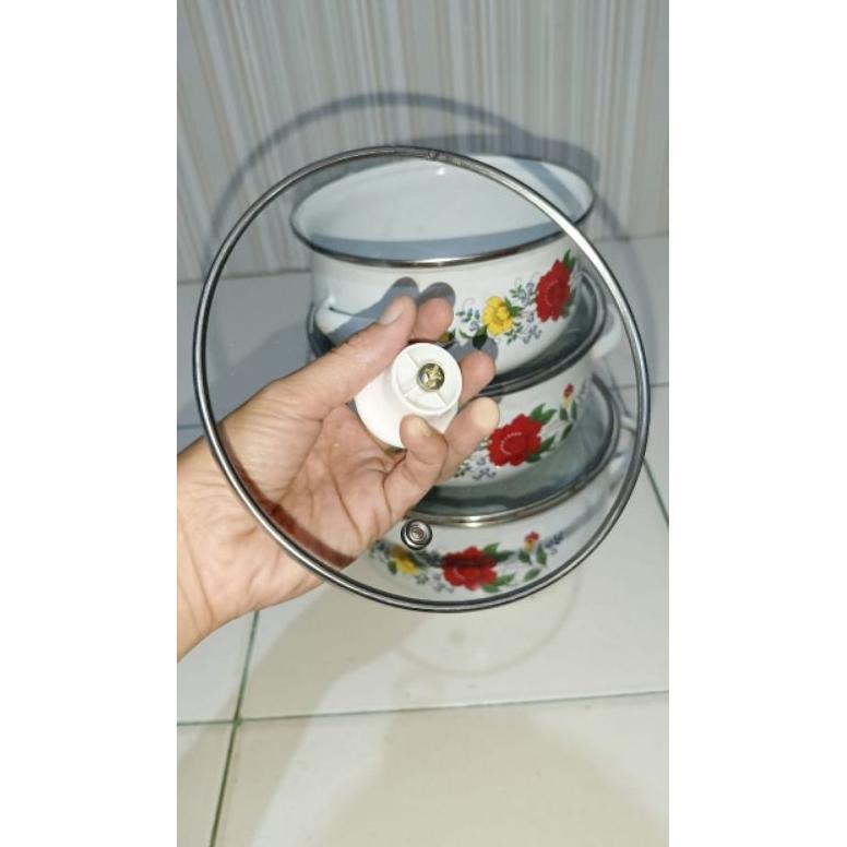 BEST SELLER (3PCS) PANCI BUNGA 3 SUSUN / PANCI REONA SUSUN 3 / PANCI SET TUTUP KACA