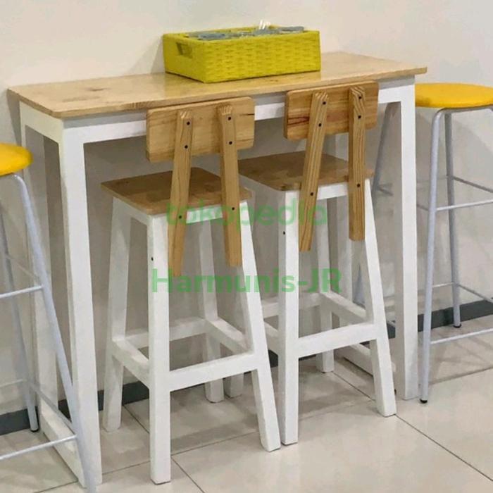 meja cafe mini bar satu set