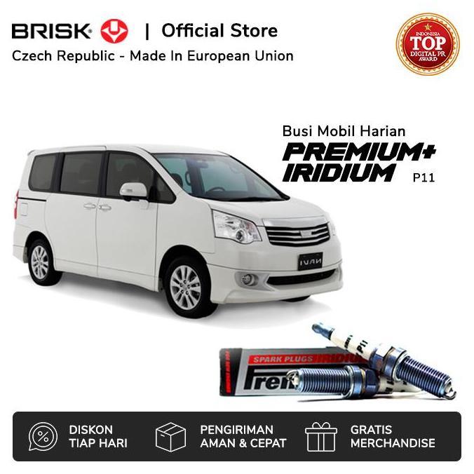 BUSI MOBIL TOYOTA NAV1 BRISK PREMIUM IRIDIUM P11 SIAP KIRIM
