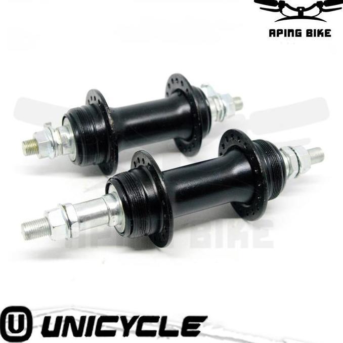Ready Hub Freehub Sepeda Unicycle Besi 36H 14G Dobel Drat Discbrake MTB Lipat Mini