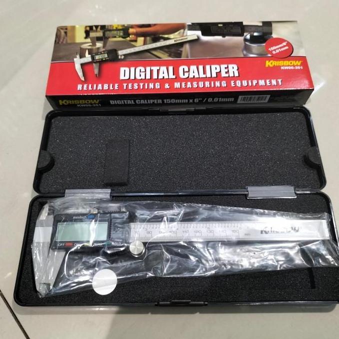 Krisbow Digital Caliper /Jangka Sorong/Sigmat 150mm/6" QRC5 kw0600351 murah