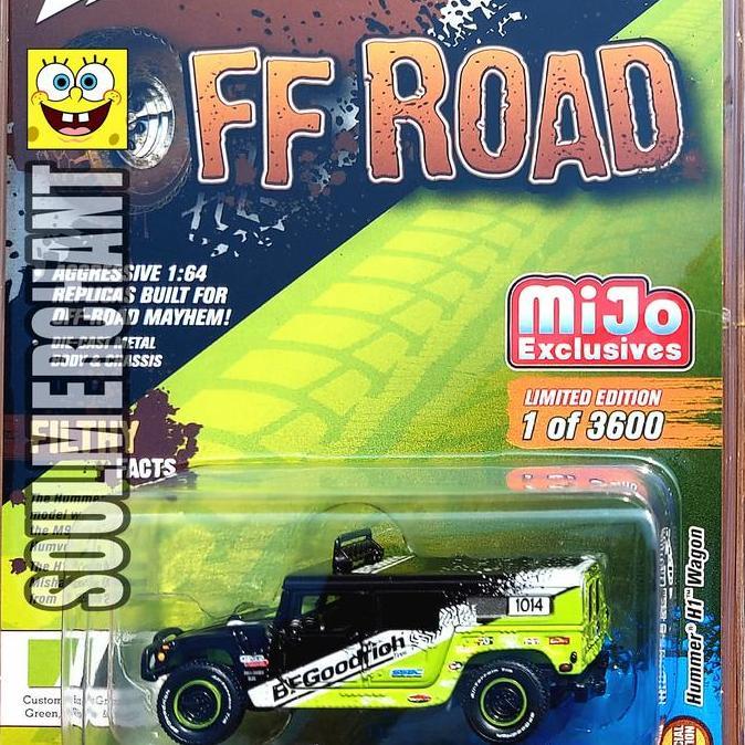 Ready JOHNNY LIGHTNING OFF ROAD Mijo - HUMMER HUMVEE H1 WAGON