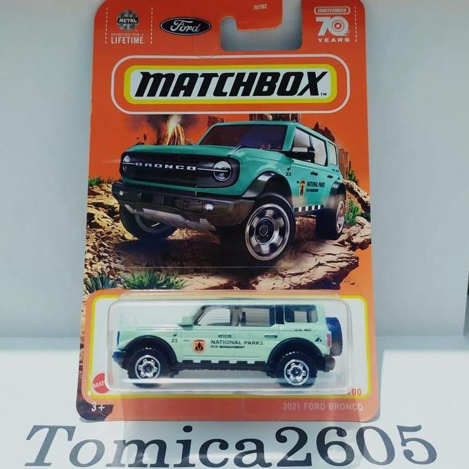 Ready Matchbox 2021 Ford Bronco