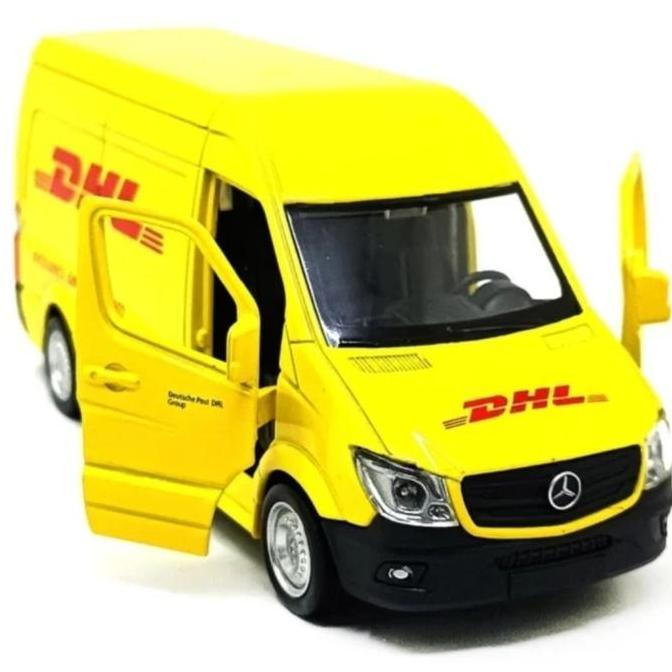 Ready Diecast Kinsmart RMZ Mercedes Benz Sprinter DHL