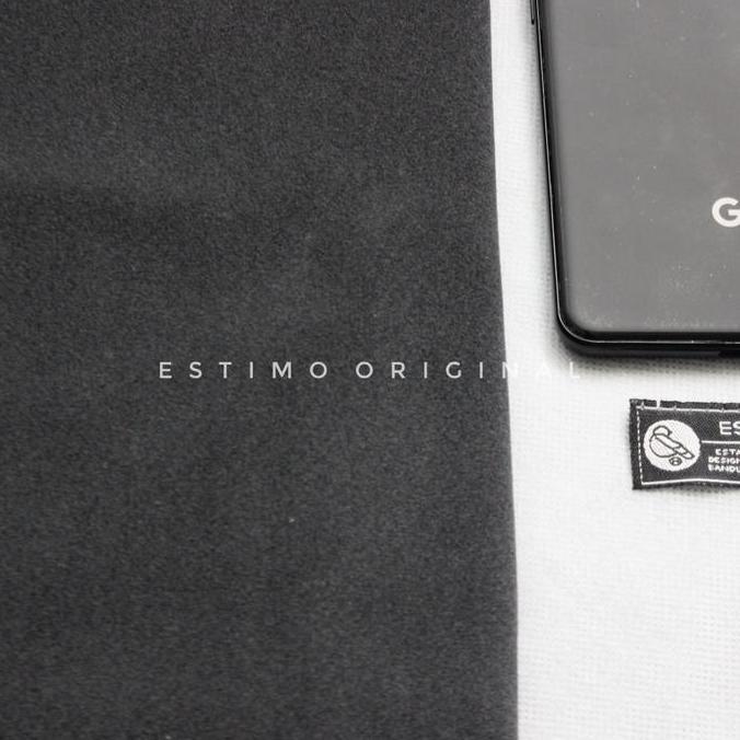 kain Bludru Semi Suede Bludru Abu2 tua soft Motif Original Katana 2000 Bagian pinggir cocok juga unt