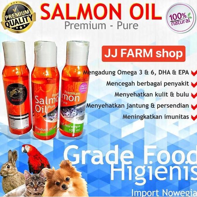 Tabbit- Minyak Ikan Salmon Murni Minyak Salmon Oil Minyak Ikan Asli 100%