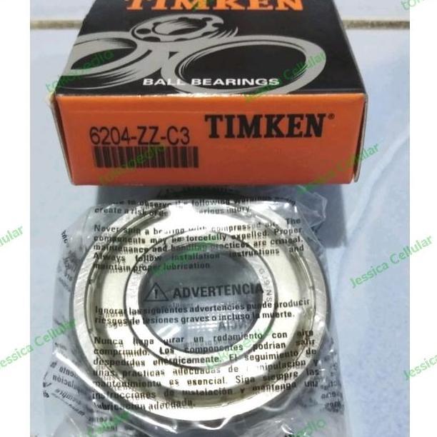 Ball Bearing 6204 Zz C3 Timken / 6204-2Z-C3 Timken