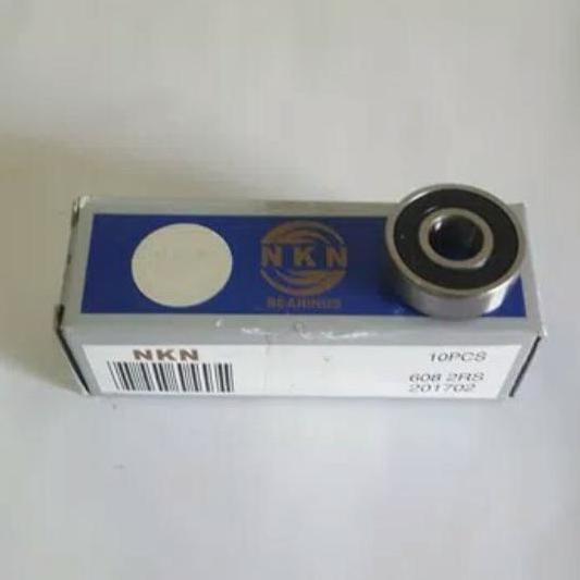 Bearing Motor 608 2Rs Nkn Japan Tutup Karet / Ball Bearing
