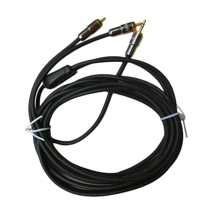 Awdx- Hivi Swan Interconnect Cable (Rca To Mini) Ofc High Graded