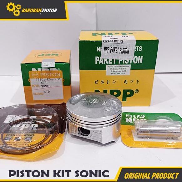 PISTON KIT SEHER SET SONIC 58 58.5 59 59.5 60 PEN 13 NPP ORIGINAL DAN TERPERCAYA