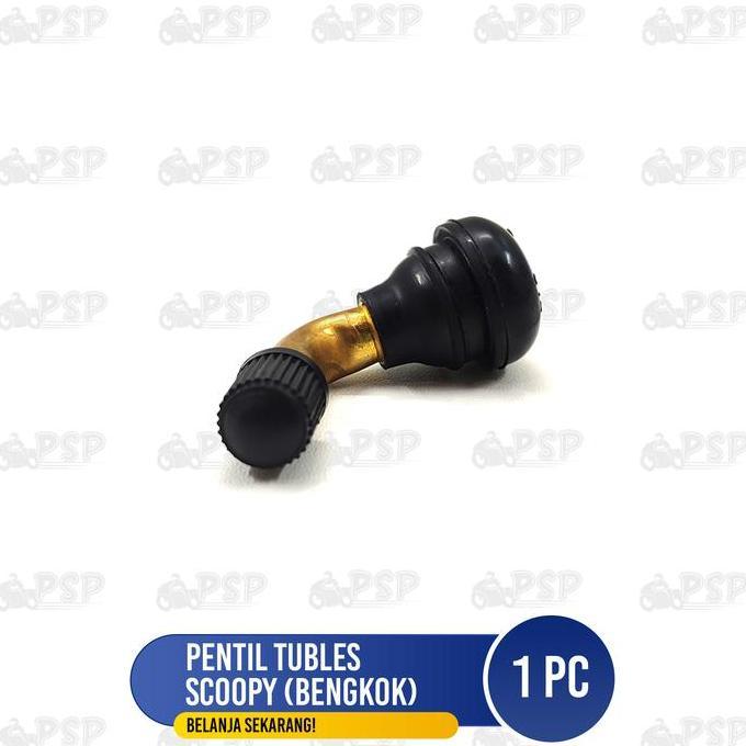 Promo Pentil Tubles Scoopy (Bengkok) - Pen Penutup Tutup Cop Ban Tubeles Tubles Honda Beat New Scoop
