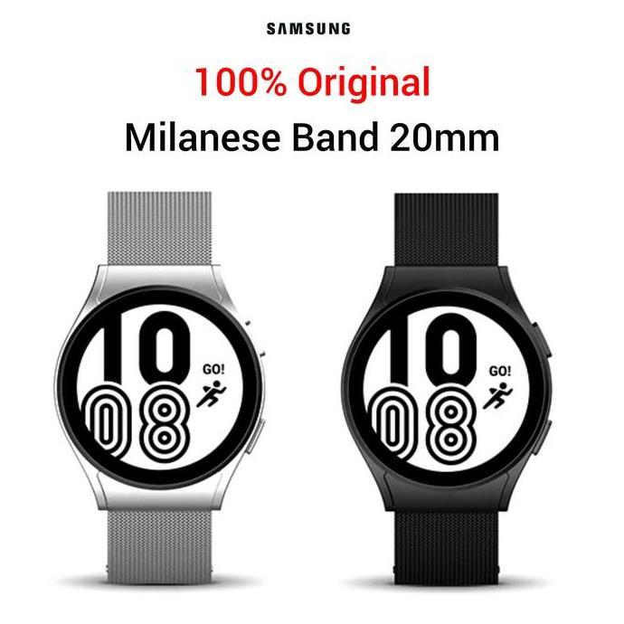 Samsung Galaxy Watch 4 5 6 20mm Original Strap Milanese Rantai Tali