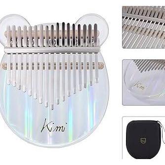 KIMI KALIMBA 17 KEYS ACRYLIC (TERMURAH & Banyak Bonusnya)