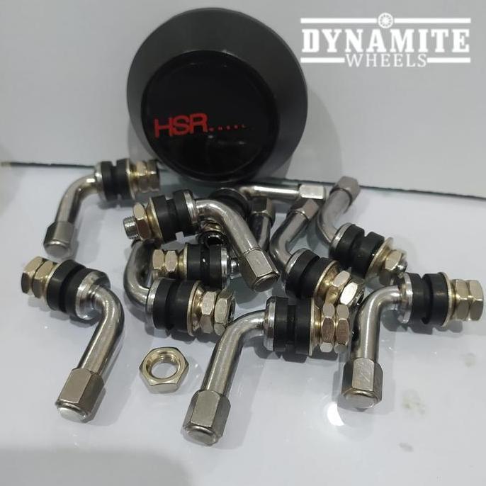 Promo Pentil Ban Mobil Tubeless Bengkok Anti Karat Pentil bengkok Radial Dll Diskon