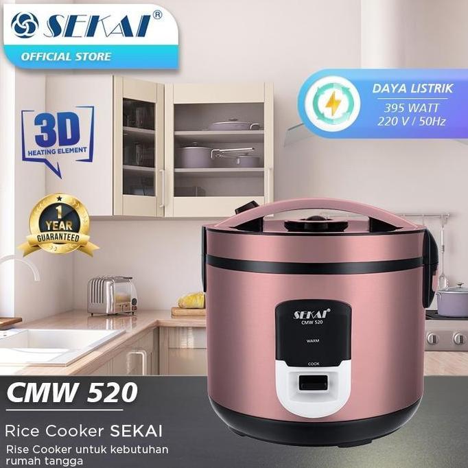 BERKUALITAS - SEKAI RICE COOKER MAGIC COM 1.8L 1.8 L CMW520 CMW 520
