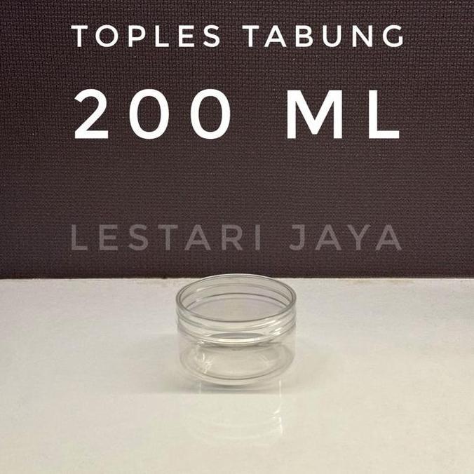 Toples Tabung / Toples Jar / Toples Plastik 200 ml
