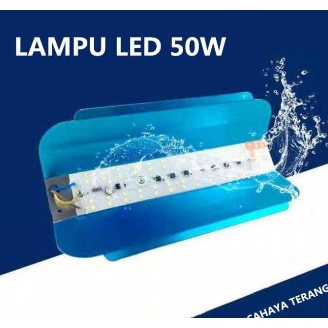 LAMPU JALAN 50W PJU LED SOROT OUTDOOR / Lampu Sorot Tungsten Iodine