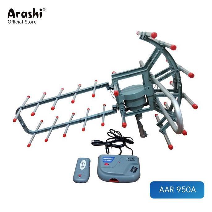 PROMO HARI INI - Arashi Antena Remote AAR 950A / Antena TV Outdoor + Remote