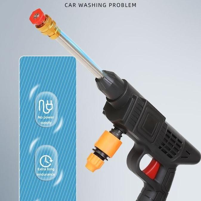 BEBAS ONGKIR - Jet washer Cordless Portable 48V High Pressure Ready stock