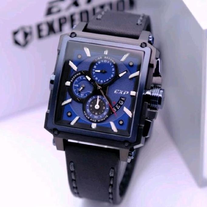 JAM TANGAN PRIA EXPEDITION E6618 E 6618 KULIT ORIGINAL