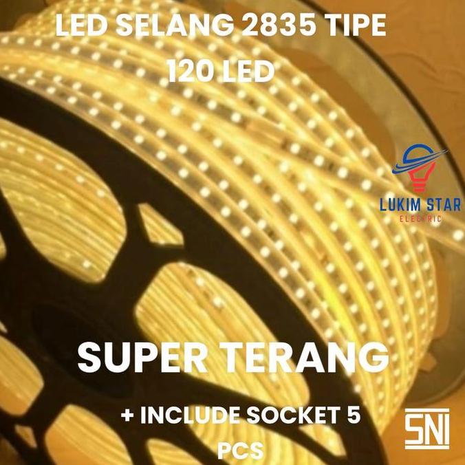 LAMPU LED SELANG 2835 120 LED 100M LAMPU LED STRIP SELANG 120LED 1 ROLL 100M METER