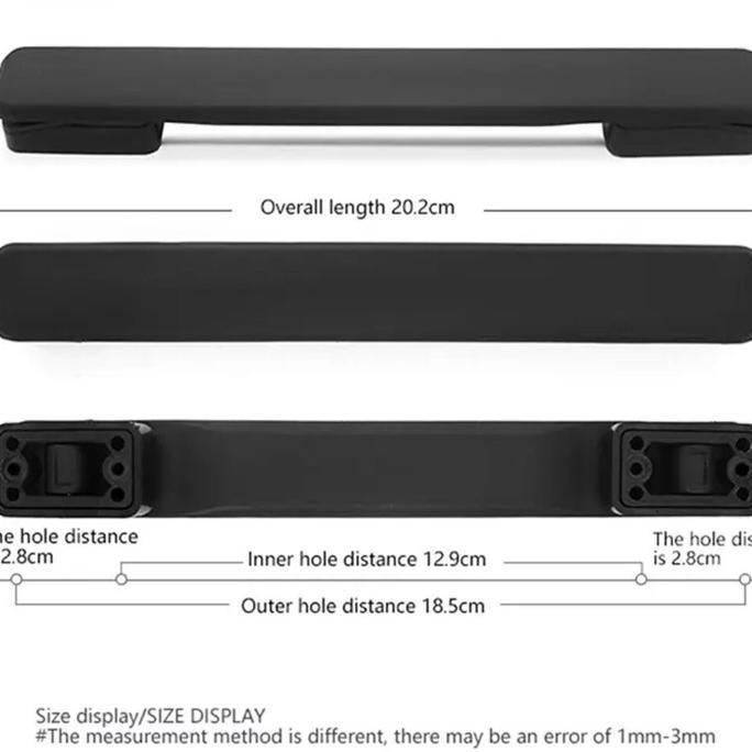 Handle Koper Pegangan Handel Luggage Pengganti Elle Navy Strap Replace